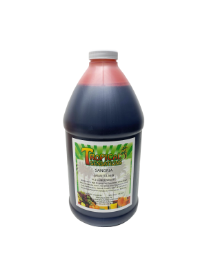 Tropical Sensations - Red Sangria Frozen Granita Mix, 1 bottle 64 oz
