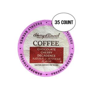 Harry &amp; David Coffee, Chocolate Cherry Decadence, 35 Single Serve Cups