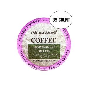 Harry &amp; David Coffee, Northwest Blend, 35 Single Serve Cups