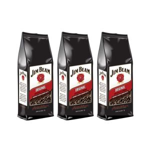 Jim Beam Original Bourbon Flavored Ground Coffee, 3 bags (12 oz ea.)