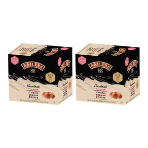 Bailey&#039;s Hazelnut Irish Cream Flavored Coffee, 2/18 Single Serve Cups