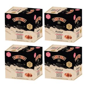 Bailey&#039;s, Hazelnut Irish Cream Flavored Coffee, 4/18 Single Serve Cups