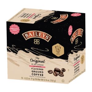 Bailey's The Original Irish Cream Flavored Coffee, 18 Single Serve Cups