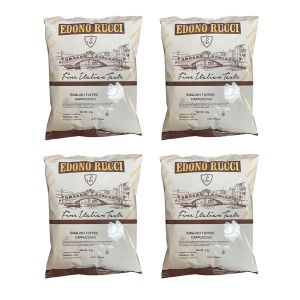 Edono Rucci English Toffee Cappuccino Mix, 4 Bags (2 lb each)