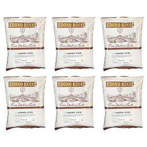 Edono Rucci Pumpkin Spice Cappuccino Mix, 6 Bags (2 lbs each)