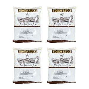 Edono Rucci Banana Nut Powdered Cappuccino Mix, 4 Bags( 2 lbs each)