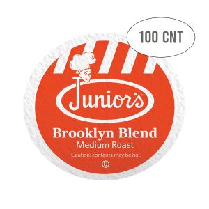 Junior&#039;s Most Fabulous Brooklyn Blend, Medium Roast Single Single serve 100 ct