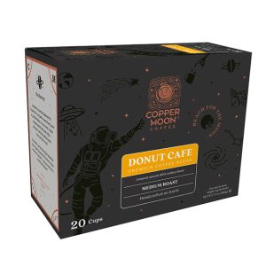 Copper Moon Donut Cafe Coffee Pods, 20 Ct – Classic Smooth & Balanced Roast