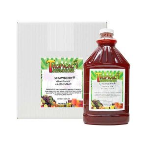 Tropical Sensations - Strawberry Granita Mix, 6 Bottles 64 oz each