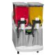 Bunn 34000.0012 Ultra-2 HP White and Stainless Steel Double 3 Gallon Pourover Slushy / Granita Frozen Drink Machine