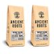 Ancient Roots Donut Shop Flavored Mushroom Coffee  By Corim Premium Blends 2/12 oz Bags 