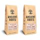 Ancient Roots Sea Salted Caramel Flavored Mushroom Medium Roast Ground Coffee, 2/12 oz Bags