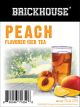 Brickhouse Peach Flavored Iced Tea, 24/3 Oz Packets, Loose Leaf With Filters