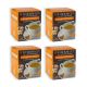 China Mist Full Leaf Tea Sachets, Ginger Turmeric Organic Herbal Tea, 4 boxes (15 count each)