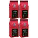 Lacas Coffee Company, Dark Note, Medium Fine Ground Coffee, 4/12oz bags