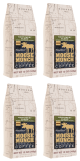 Harry & David Northwest Blend Moose Munch Ground Coffee - 4 Bags (12 Oz Each)
