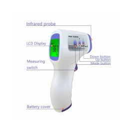 HTD8813C Digital LCD Infrared Forehead Thermometer Non-touch Temperature Measure for sale online 