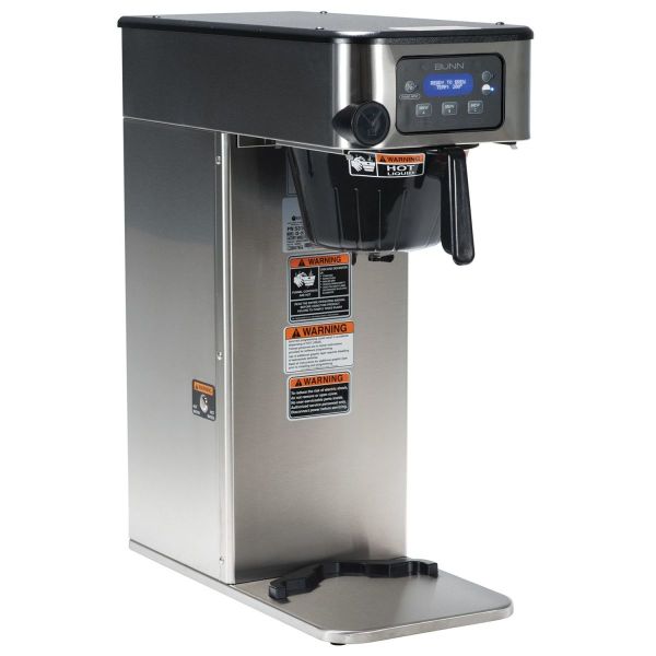 Bunn 53100.0100 BrewWISE ICB-DV Infusion Stainless Steel Single Automatic Coffee  Brewer - Dual Voltage