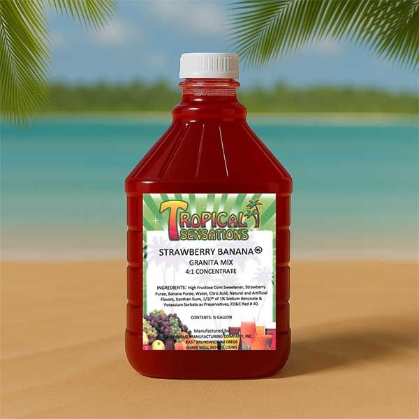 Frozen Drink Mix Tropical Sensations - Strawberry Banana Granita