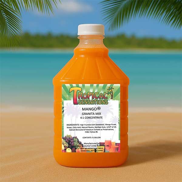 Tropical Sensations - Strawberry Banana Granita Mix, one bottle 64