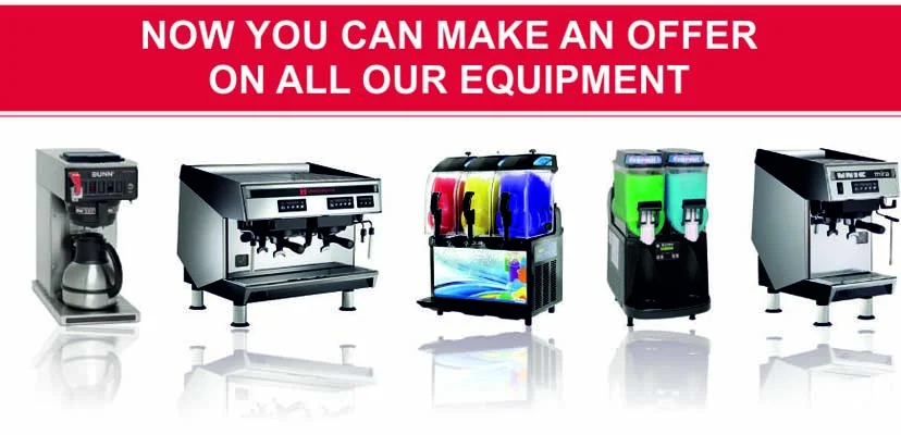 Now you can make an offer on all our equipment